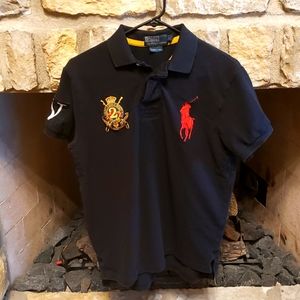 Black Medium Jockey Club Polo